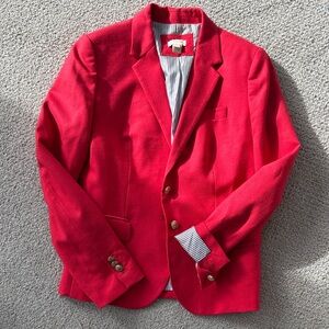 J. Crew Factory Women's Red Blazer